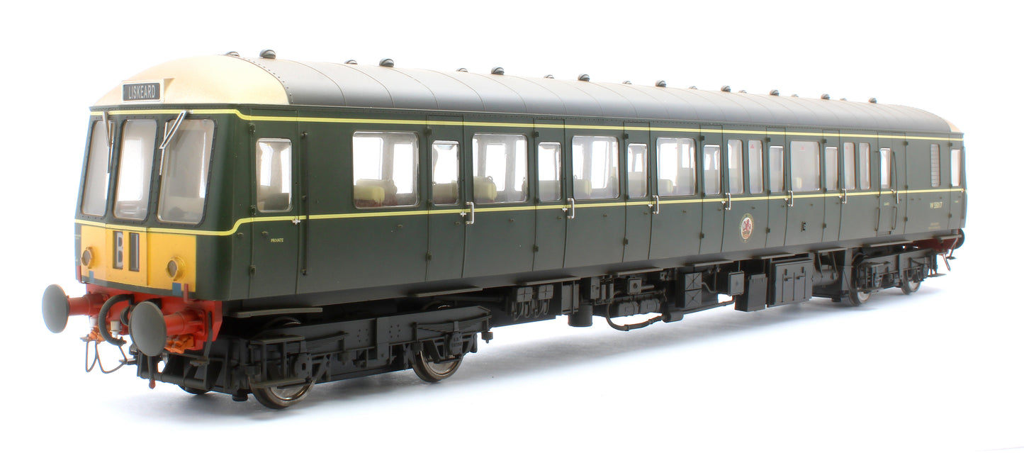 Class 122 BR Green (Small Yellow Panel) Single Car DMU W55017 - Weathered