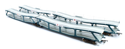 Pre-Owned RT-OO-CAR4-401A Quad set Cartic-4 car carrier - BR Motorail blue (set A)
