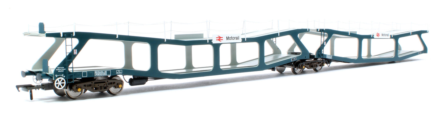 Pre-Owned RT-OO-CAR4-401A Quad set Cartic-4 car carrier - BR Motorail blue (set A)