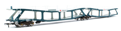 Pre-Owned RT-OO-CAR4-401A Quad set Cartic-4 car carrier - BR Motorail blue (set A)