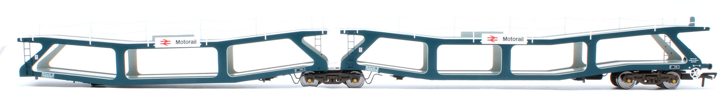 Pre-Owned RT-OO-CAR4-401A Quad set Cartic-4 car carrier - BR Motorail blue (set A)