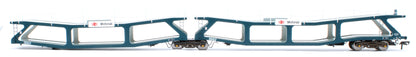Pre-Owned RT-OO-CAR4-401A Quad set Cartic-4 car carrier - BR Motorail blue (set A)