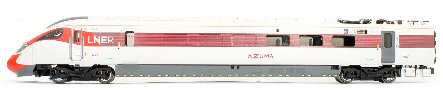 Pre-Owned LNER 'AZUMA' Class 800 5 Car Train Pack - DCC Fitted