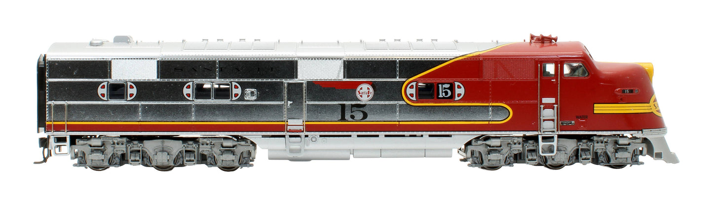 Pre-Owned 765 HO ATSF EMD E6 AB #15 Diesel Locomotive Set- DCC Sound