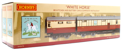 BR 'Tavern' Kitchen and Buttery Car & Composite Restaurant - White Horse 7833 Twin pack