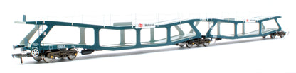 Pre-Owned RT-OO-CAR4-401A Quad set Cartic-4 car carrier - BR Motorail blue (set A)