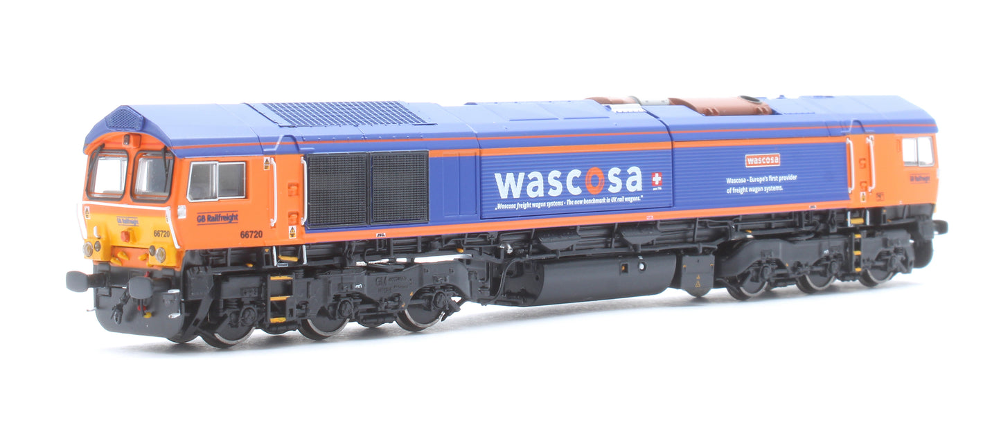 Class 66 66720 'Wascosa' GBRf Wascosa Diesel Locomotive - DCC Sound