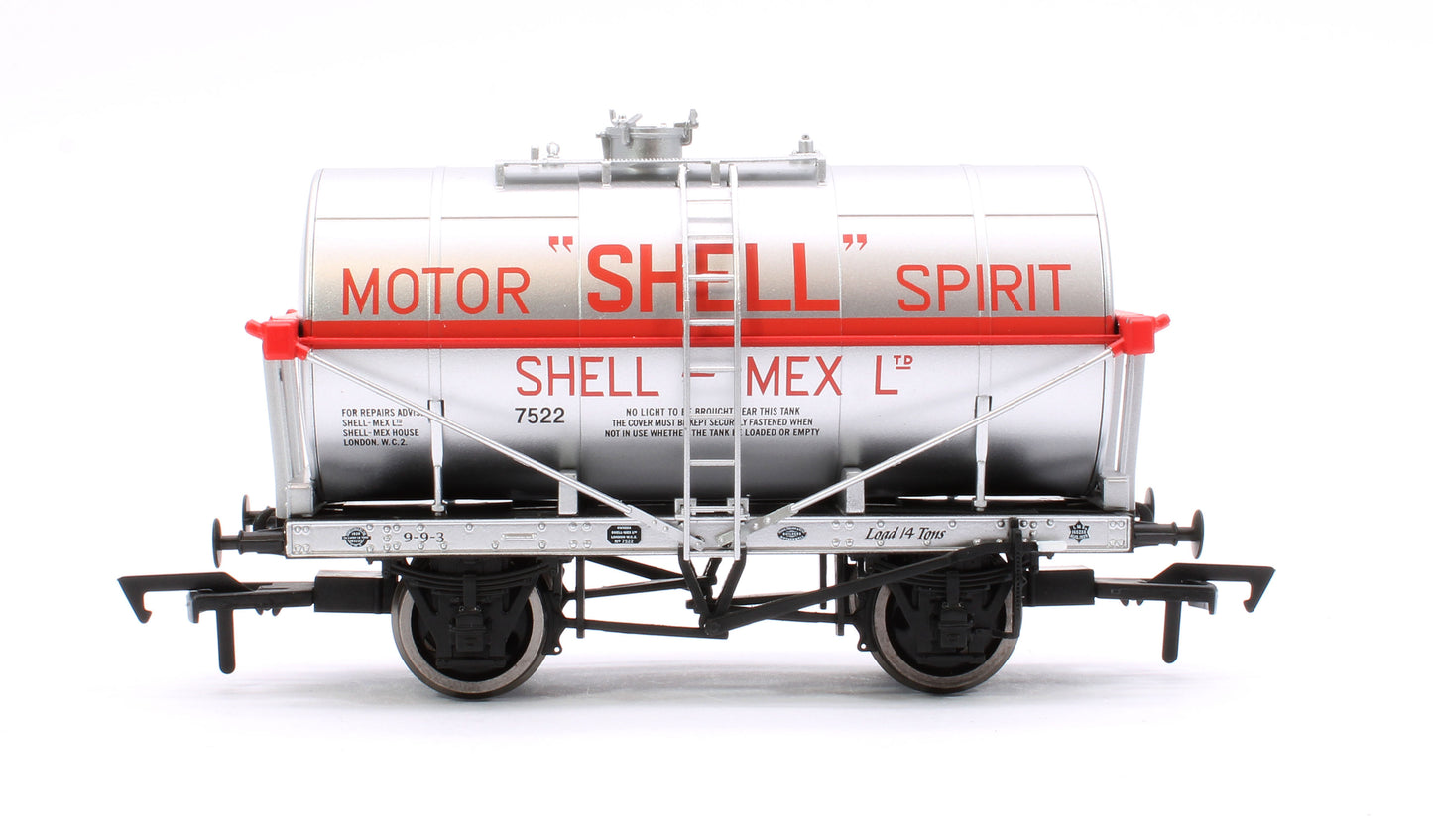 14T Tank Wagon Class A Shell Motor Spirit Silver 7522