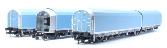 Pre-Owned OO/4mm 5-car Arbel WIA car carrier with RfD squadron branding. Wagon 85 70 4971 022-4