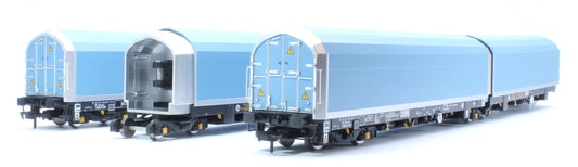 OO/4mm 5-car Arbel WIA car carrier with RfD squadron branding. Wagon 85 70 4971 022-4