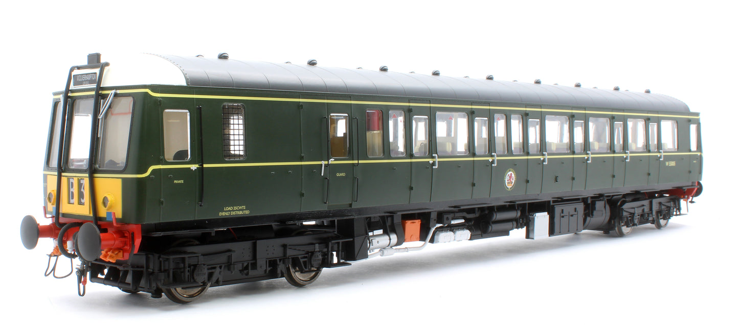 1221 Class 122 BR Green (Small Yellow Panel) Single Car DMU W55005