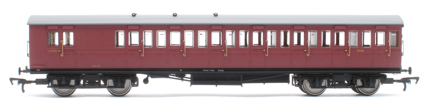 LBSCR 54ft 'Isle of Wight' 4-Coach Pack BR Crimson No. 488