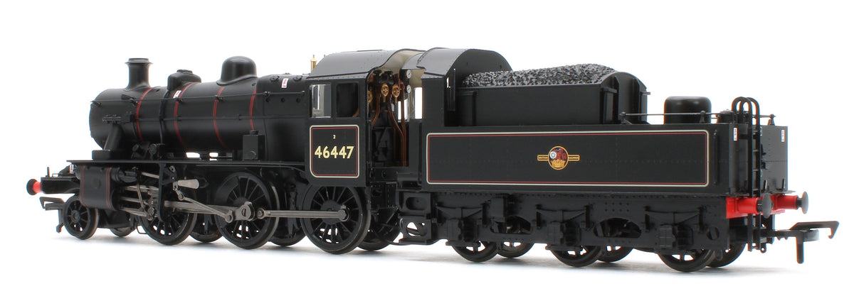 32-829B LMS Ivatt 2MT 46447 BR Lined Black (Late Crest) Steam Locomotive