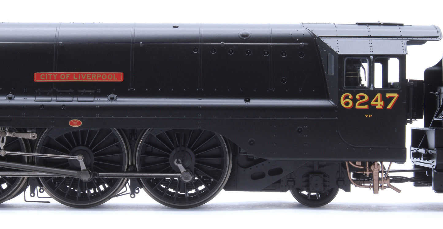 Coronation Class 4-6-2 LMS Streamlined No.6247 'City of Liverpool' (WWII 80th Anniversary Collection) Steam Locomotive