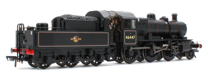 32-829B LMS Ivatt 2MT 46447 BR Lined Black (Late Crest) Steam Locomotive