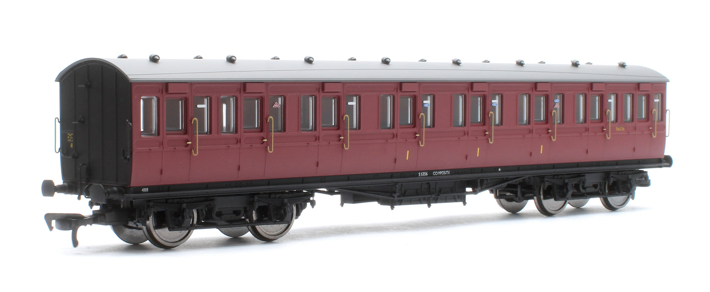 LBSCR 54ft 'Isle of Wight' 4-Coach Pack BR Crimson No. 488