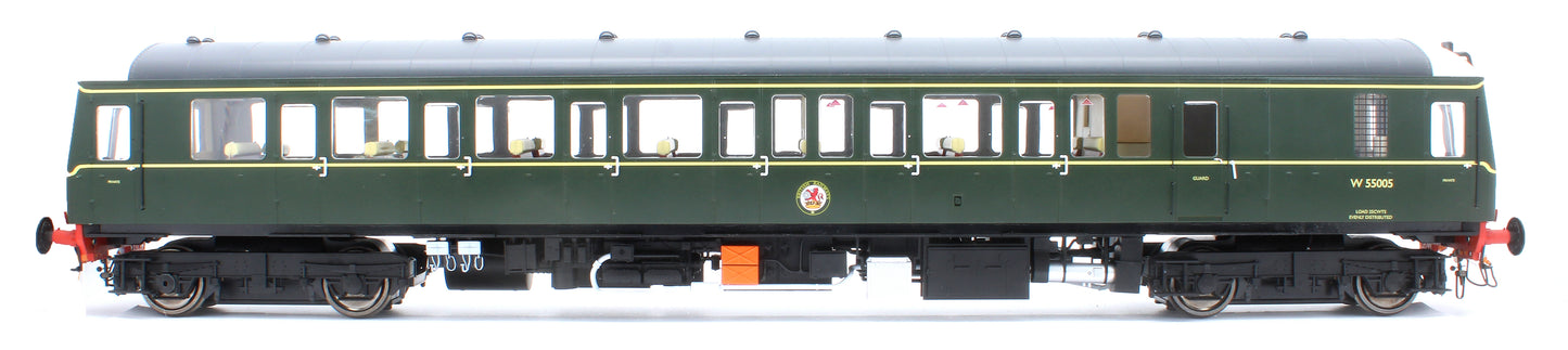 1221 Class 122 BR Green (Small Yellow Panel) Single Car DMU W55005