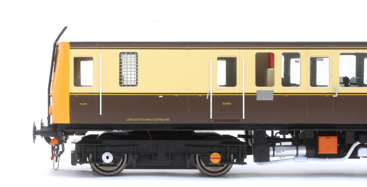1215 Class 121 GWR150 Chocolate/Cream Single Car DMU W55020