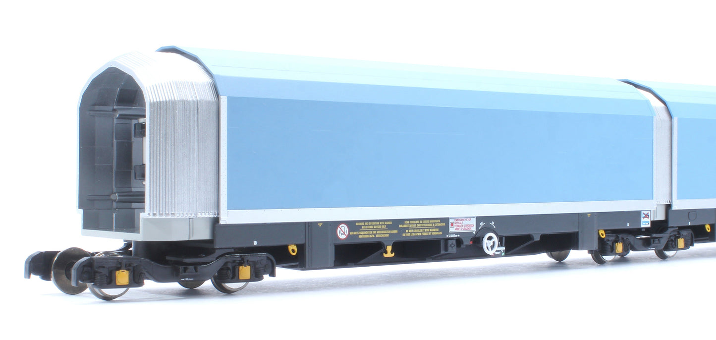 Pre-Owned OO/4mm 5-car Arbel WIA car carrier with RfD squadron branding. Wagon 85 70 4971 022-4