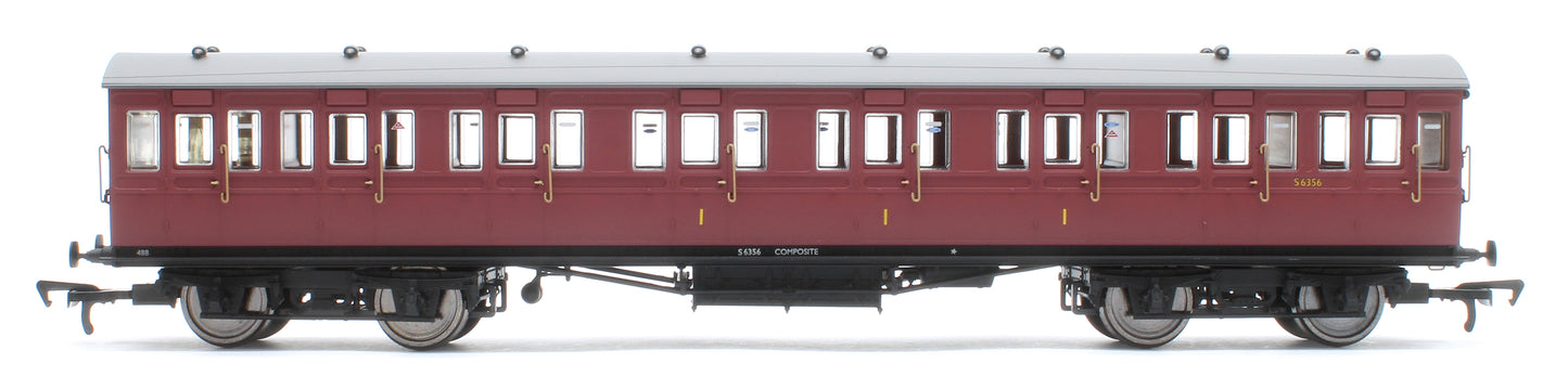 LBSCR 54ft 'Isle of Wight' 4-Coach Pack BR Crimson No. 488