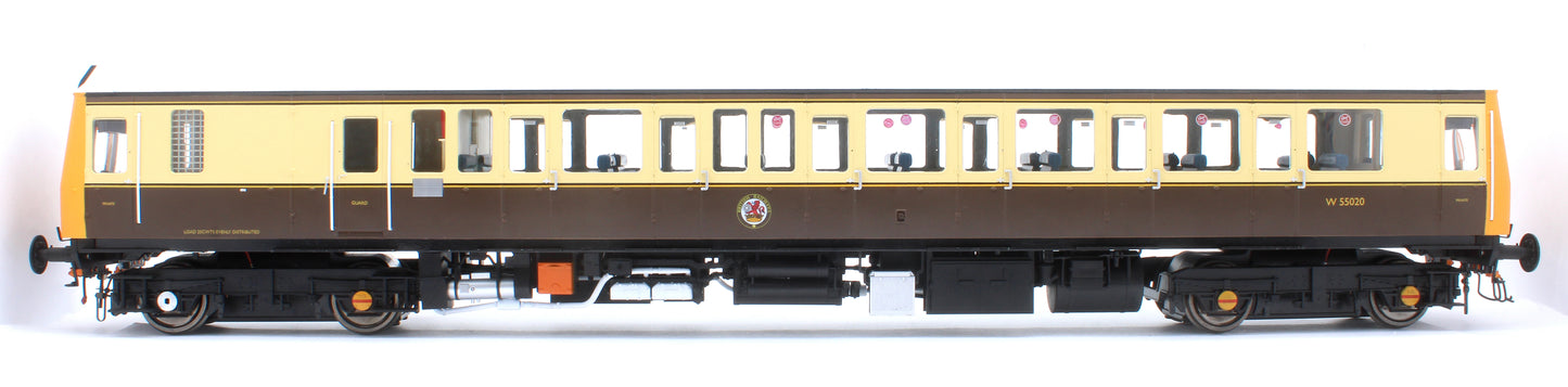 1215 Class 121 GWR150 Chocolate/Cream Single Car DMU W55020