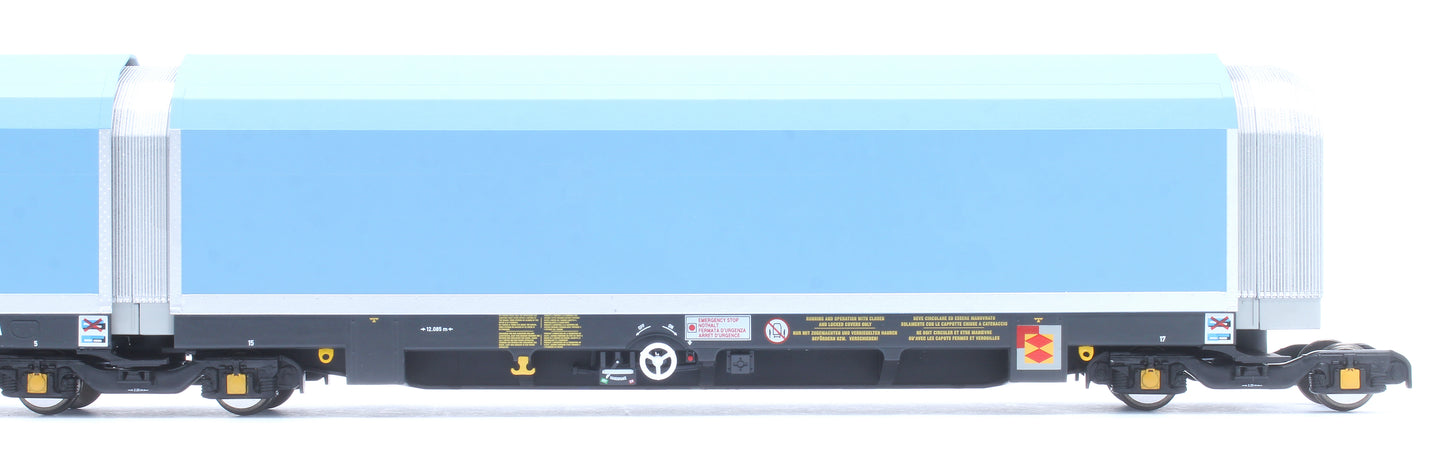 OO/4mm 5-car Arbel WIA car carrier with RfD squadron branding. Wagon 85 70 4971 022-4