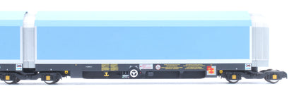 OO/4mm 5-car Arbel WIA car carrier with RfD squadron branding. Wagon 85 70 4971 022-4
