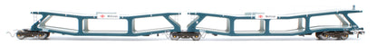 Pre-Owned RT-OO-CAR4-401B Quad set Cartic-4 car carrier - BR Motorail blue (set B)