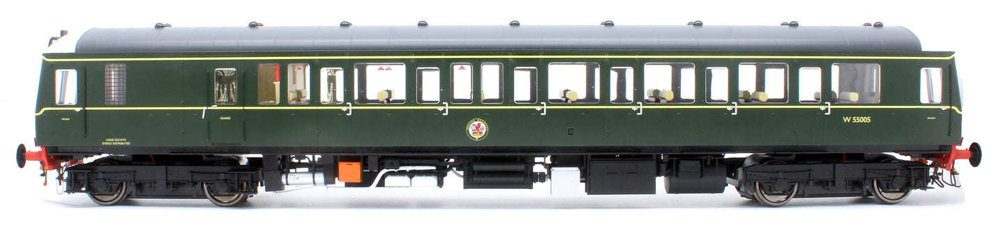 1221 Class 122 BR Green (Small Yellow Panel) Single Car DMU W55005