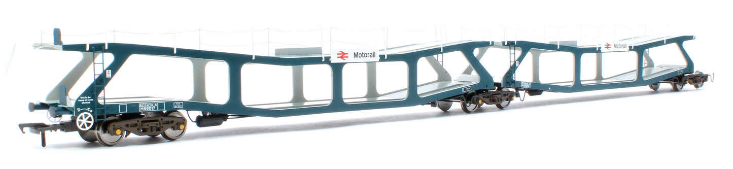 Pre-Owned RT-OO-CAR4-401B Quad set Cartic-4 car carrier - BR Motorail blue (set B)