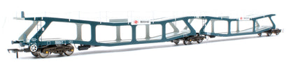 Pre-Owned RT-OO-CAR4-401B Quad set Cartic-4 car carrier - BR Motorail blue (set B)