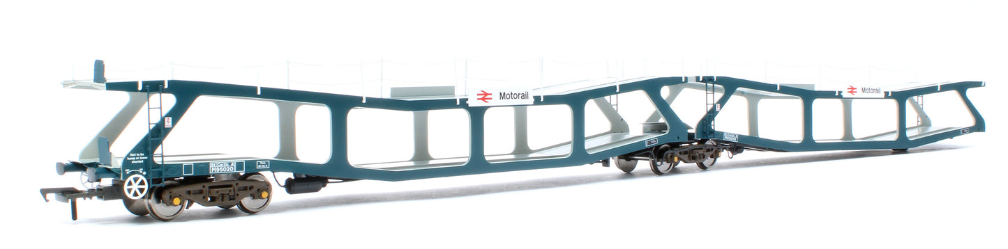 Pre-Owned RT-OO-CAR4-401B Quad set Cartic-4 car carrier - BR Motorail blue (set B)