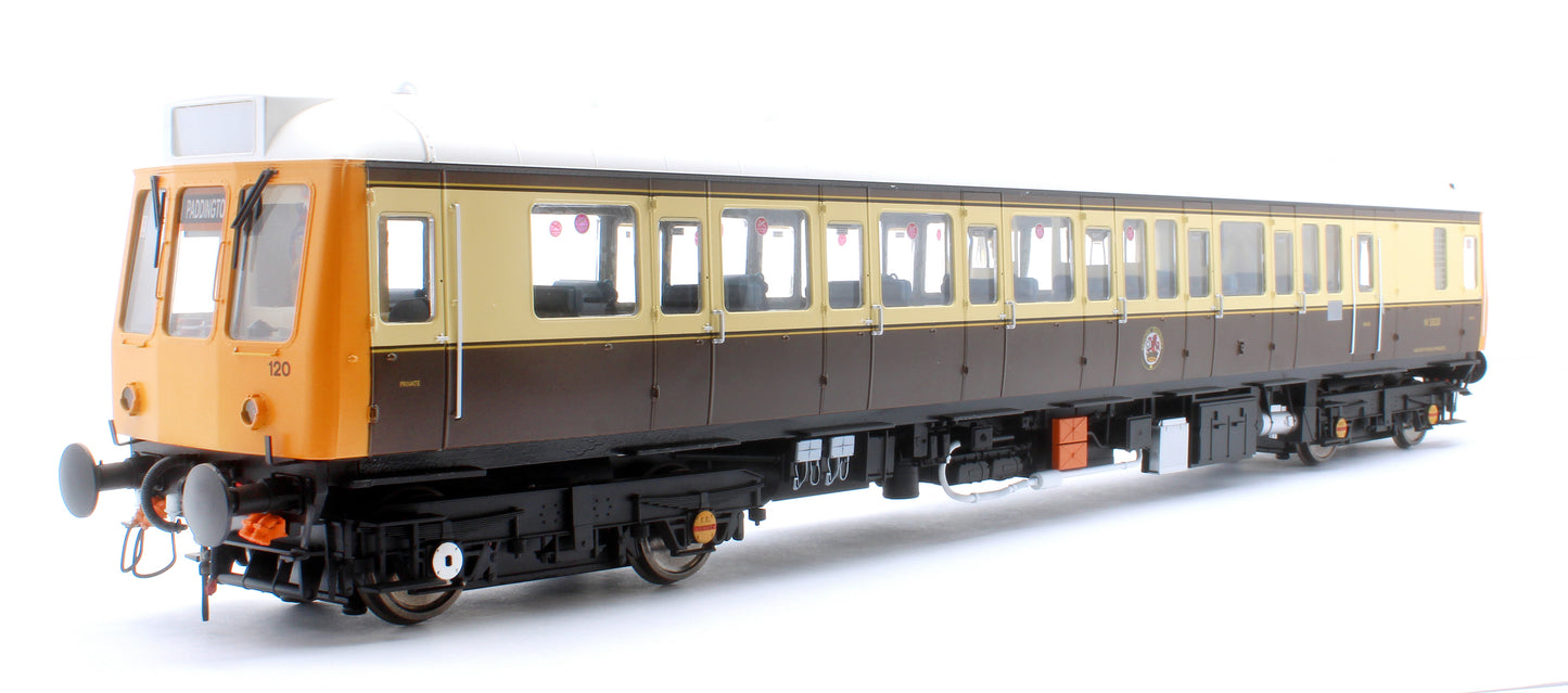 1215 Class 121 GWR150 Chocolate/Cream Single Car DMU W55020