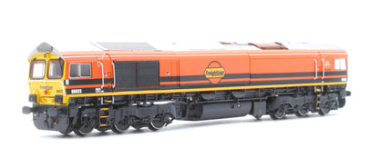 Class 66 66623 Freightliner Genesee & Wyoming Diesel Locomotive - DCC Sound