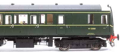 Class 122 BR Green (Speed Whiskers) Single Car DMU W55000