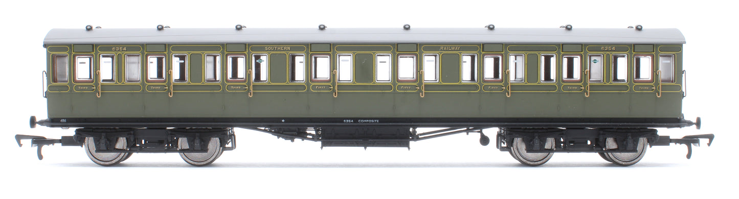 LBSCR 54ft 'Isle of Wight' 4-Coach Pack SR Maunsell Green No. 486