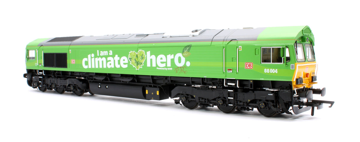 Pre-Owned Class 66 DB 'Climate Hero' Green 66004 Diesel Locomotive - DCC Sound