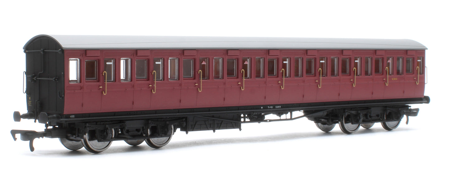 LBSCR 54ft 'Isle of Wight' 4-Coach Pack BR Crimson No. 488