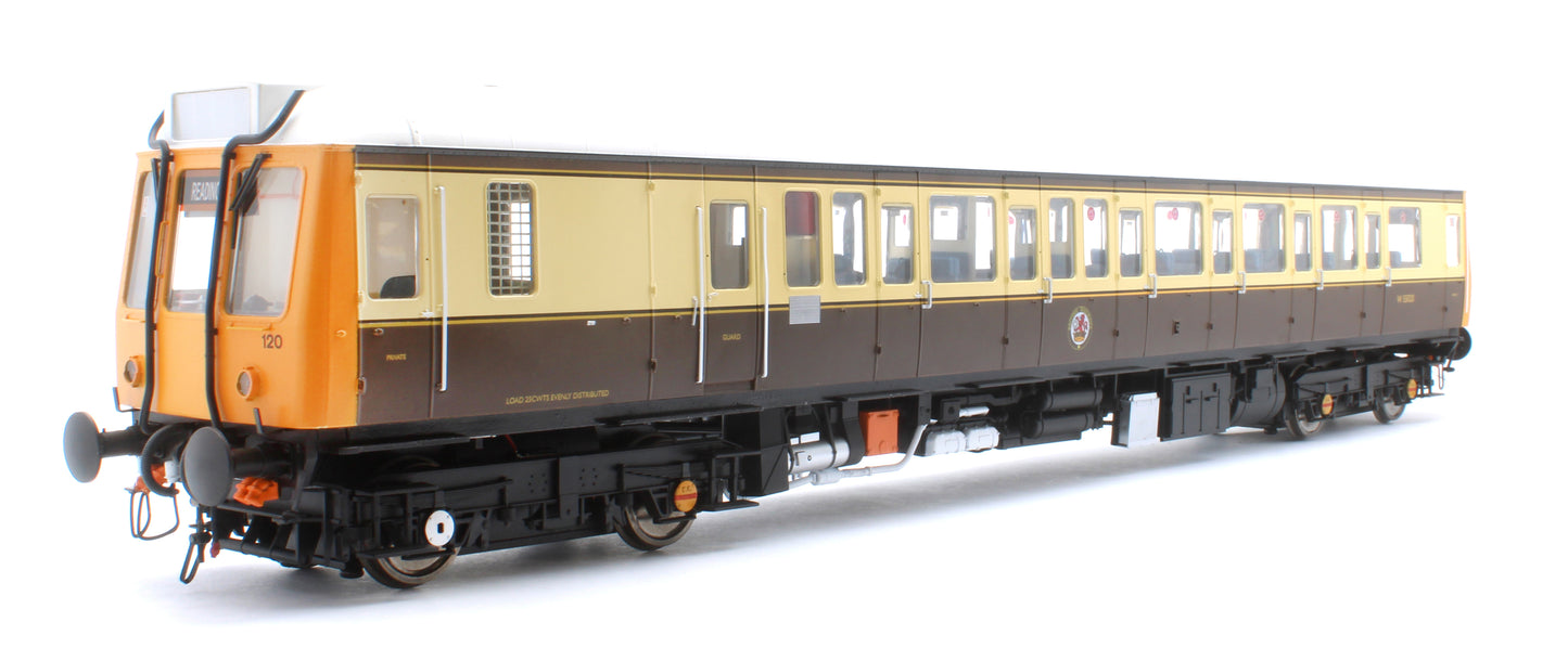 1215 Class 121 GWR150 Chocolate/Cream Single Car DMU W55020
