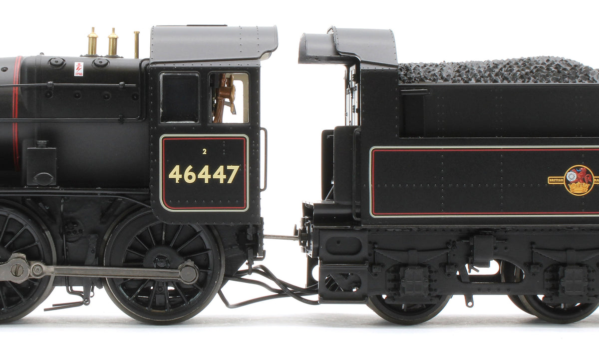 32-829B LMS Ivatt 2MT 46447 BR Lined Black (Late Crest) Steam Locomotive