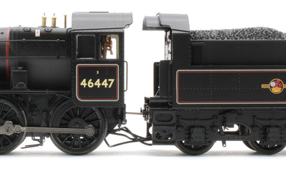 32-829B LMS Ivatt 2MT 46447 BR Lined Black (Late Crest) Steam Locomotive