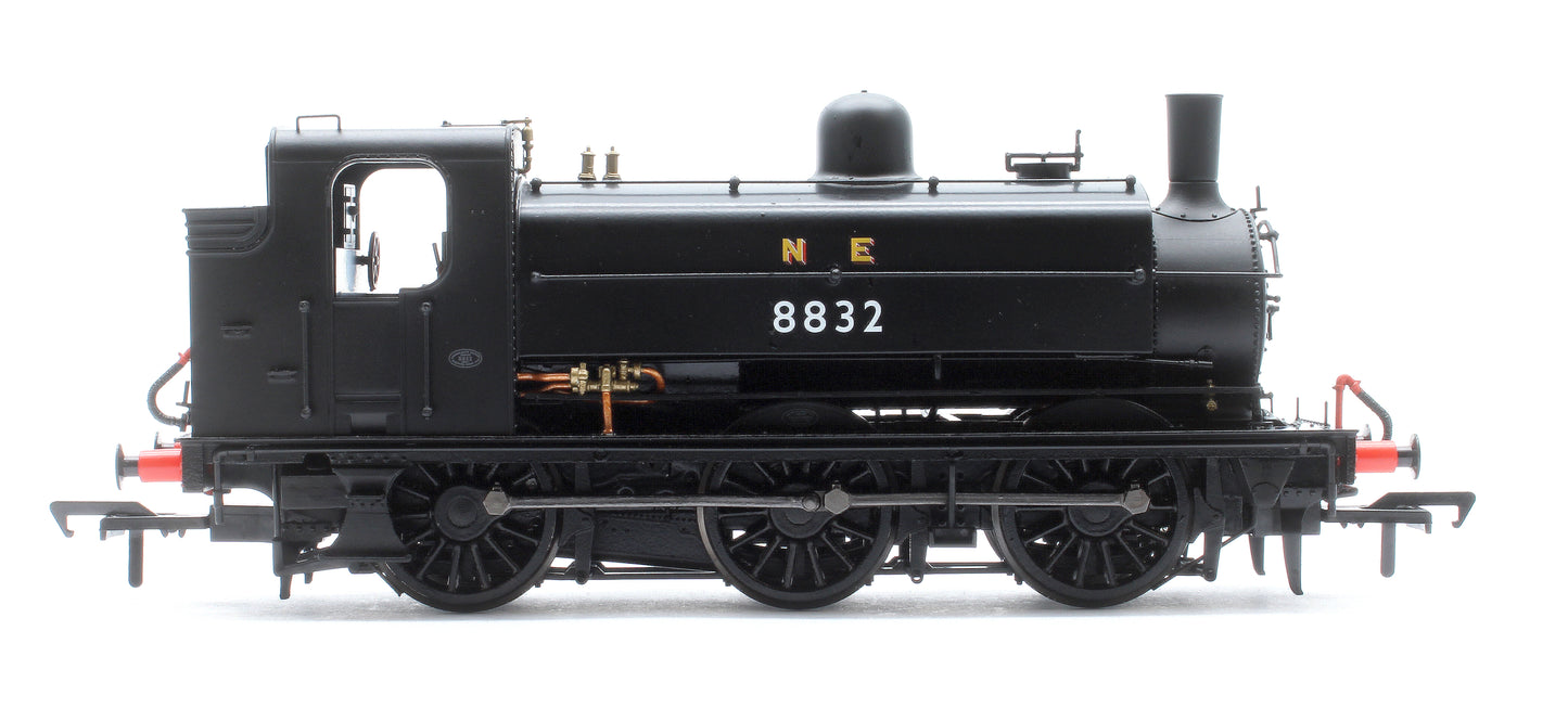 LNER J52/2 No.8832 NE Plain Black Steam Tank Locomotive