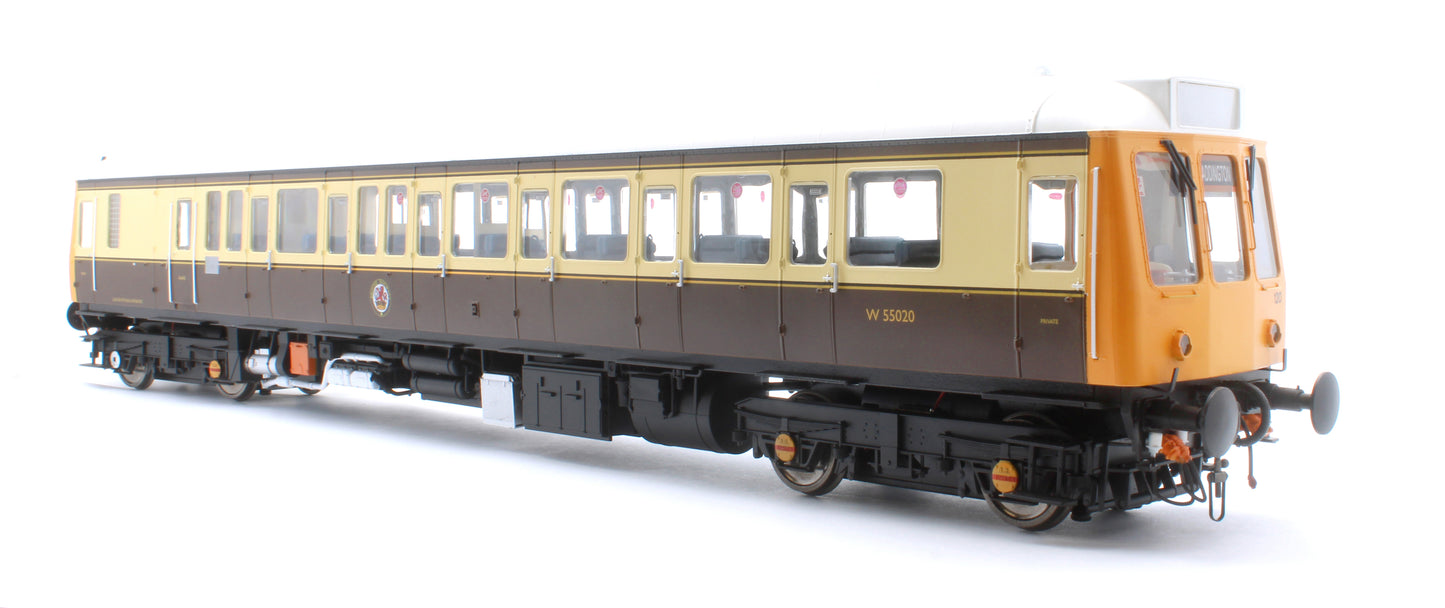 1215 Class 121 GWR150 Chocolate/Cream Single Car DMU W55020