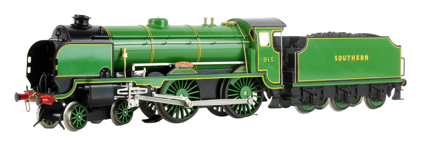 Pre-Owned E10 SR Lined Malachite Green Schools Class 4-4-0 'Brighton' 915 Steam Locomotive
