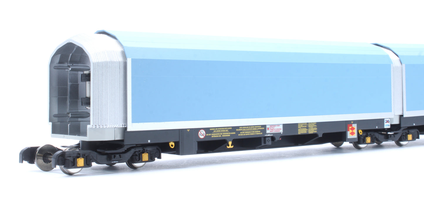 OO/4mm 5-car Arbel WIA car carrier with RfD squadron branding. Wagon 85 70 4971 055-4