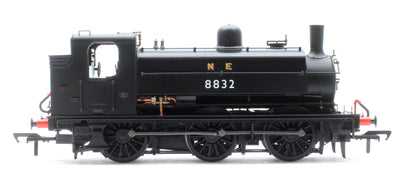 LNER J52/2 No.8832 NE Plain Black Steam Tank Locomotive - DCC Sound