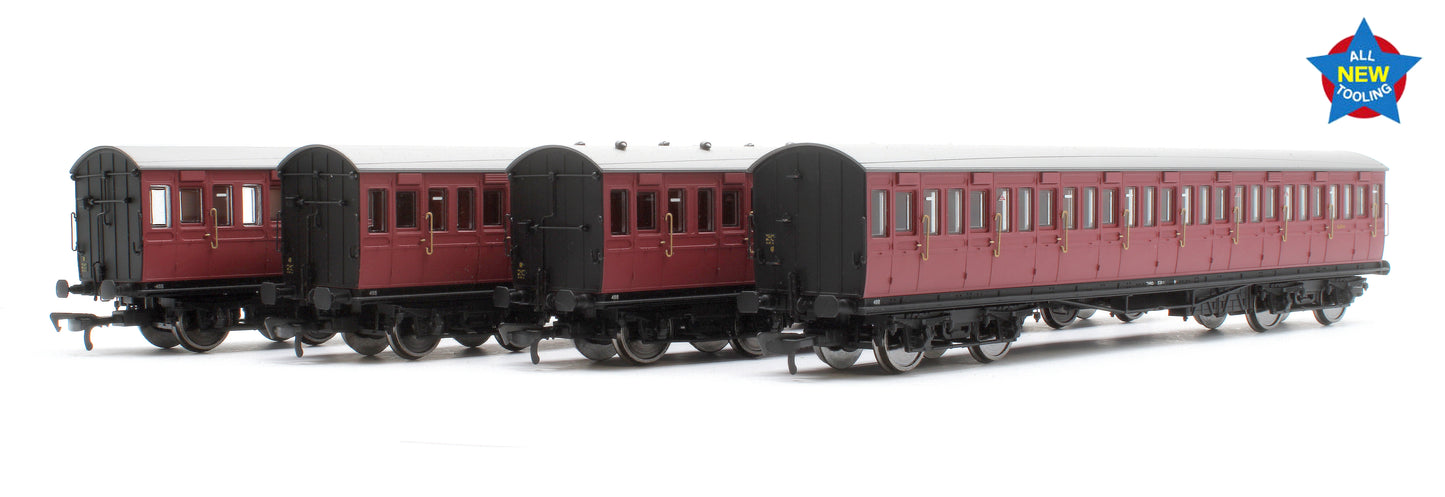 LBSCR 54ft 'Isle of Wight' 4-Coach Pack BR Crimson No. 488