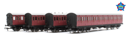 LBSCR 54ft 'Isle of Wight' 4-Coach Pack BR Crimson No. 488