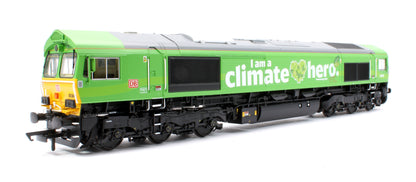 Pre-Owned Class 66 DB 'Climate Hero' Green 66004 Diesel Locomotive - DCC Sound