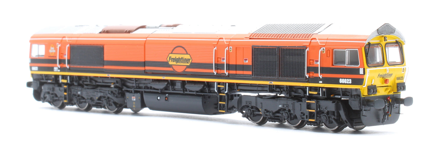Pre-Owned RT-N66-GW-623 Class 66 66623 Freightliner Genesee & Wyoming Diesel Locomotive